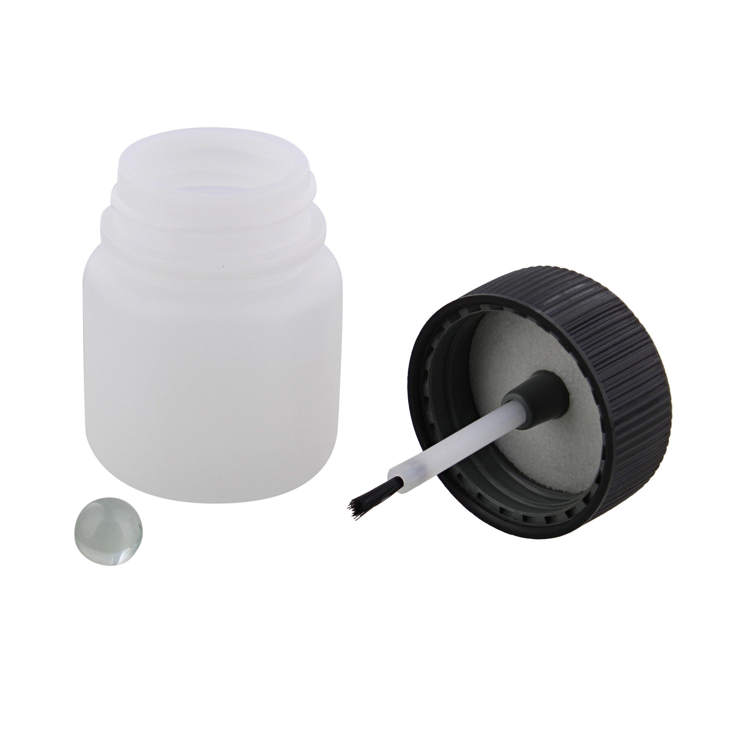 30mL Auto Paint Touch Up Bottles with Brush and Marble, 50pk