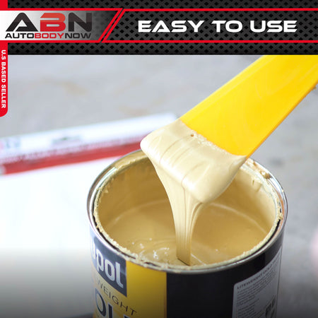 Plastic Body Filler Mixing Kit - Scraper and 100 Sheets Mix Boards