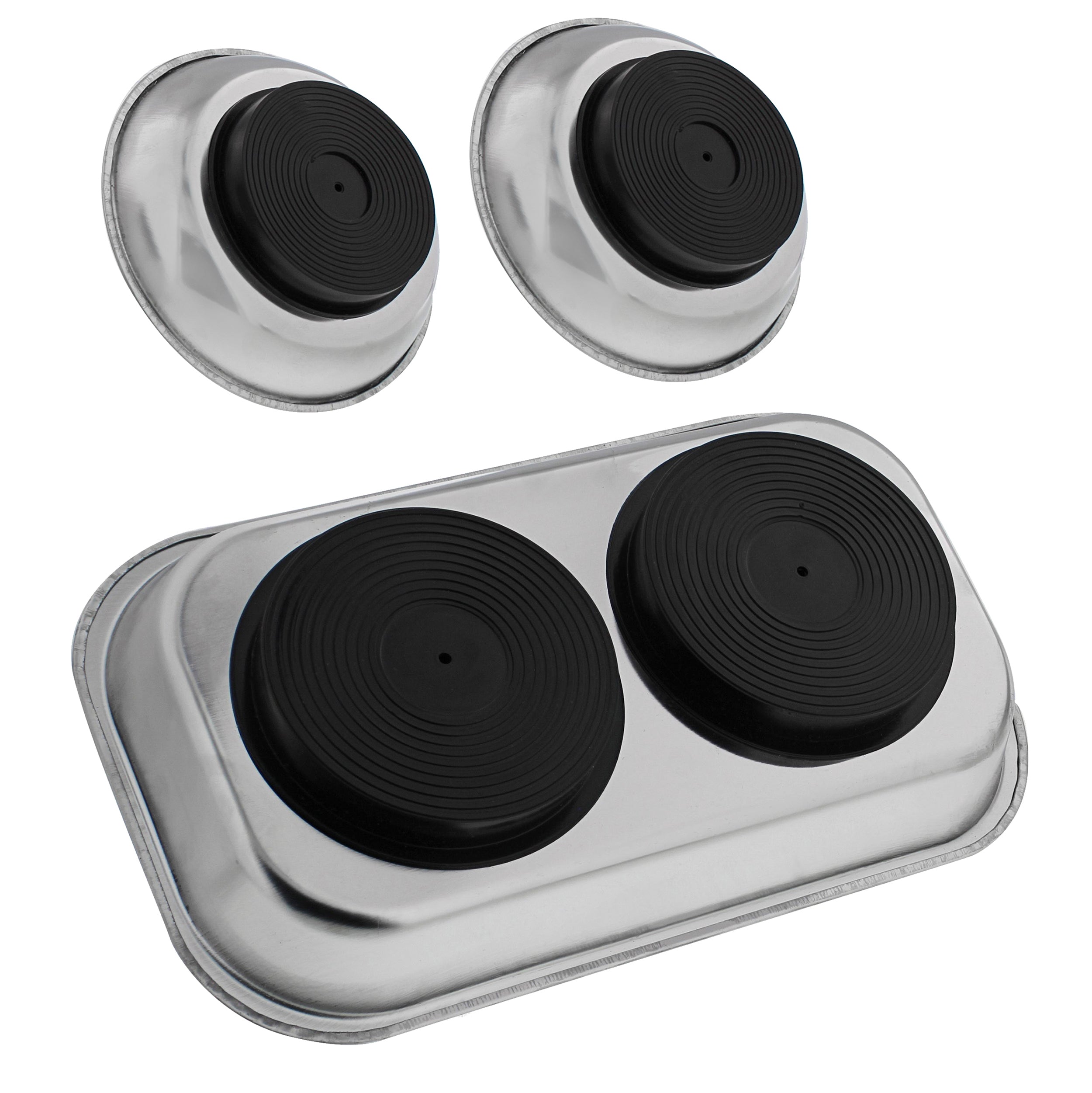Magnetic Trays 3pk Magnetic Bowl Mechanic Metal Parts Tray for Screws