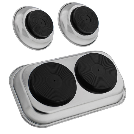 Magnetic Trays 3pk Magnetic Bowl Mechanic Metal Parts Tray for Screws