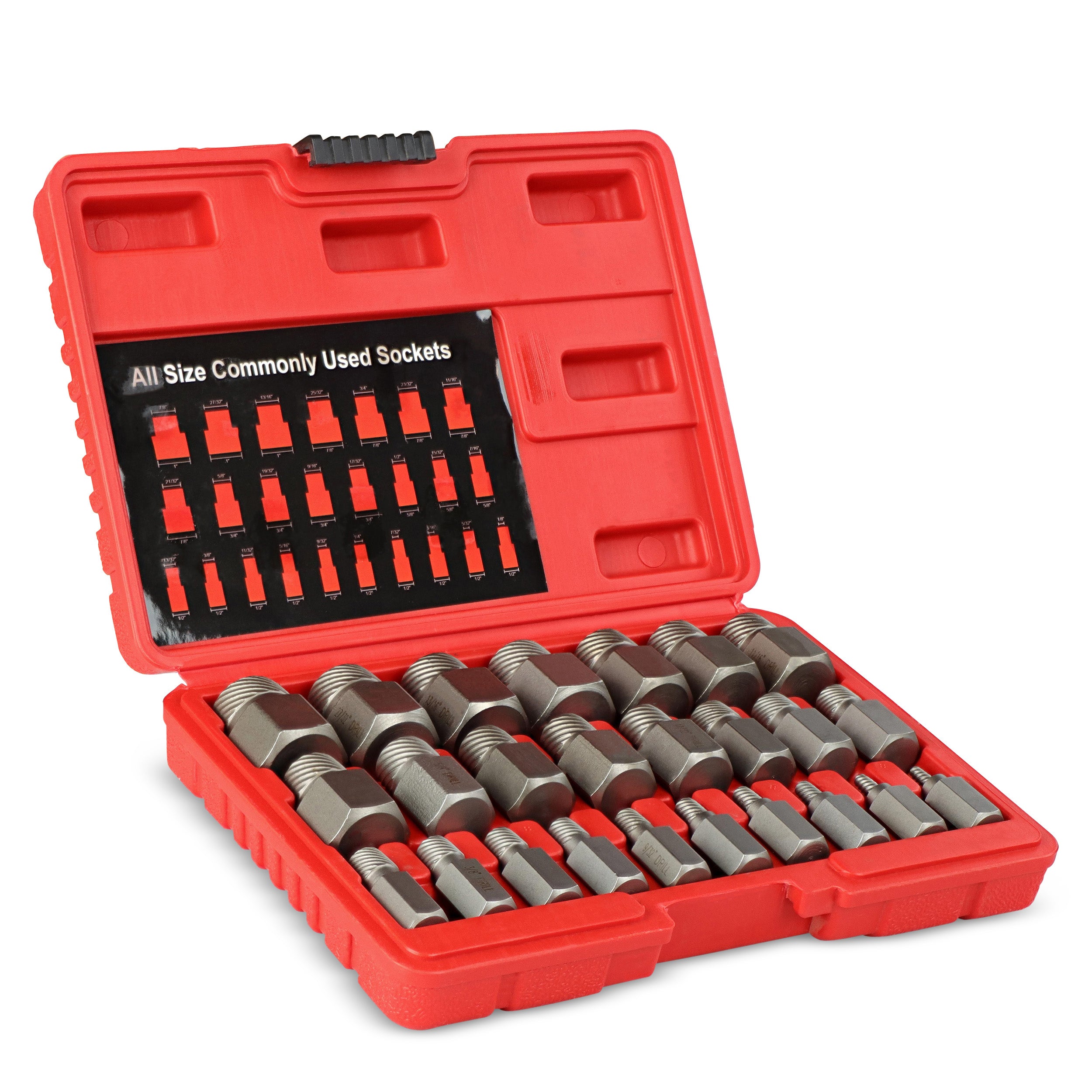 Screw Extractor Set 25pc Damaged Stripped Screw Remover Extraction Kit