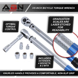 10-100 ft/lbs Click Torque Wrench 3/8 Drive and Extension Adapter