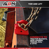 Tractor Bucket Hooks - 3/8in Tractor Bucket Grab Hook Steel Grade 70