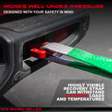20 Foot Recovery Strap - 3in by 20ft Offroad 30000 lbs Tow Strap