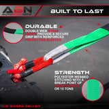 20 Foot Recovery Strap - 3in by 20ft Offroad 30000 lbs Tow Strap