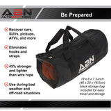 Tow Strap Kinetic Recovery Rope - 3/4in x 20ft Off Road Recovery Gear Rope