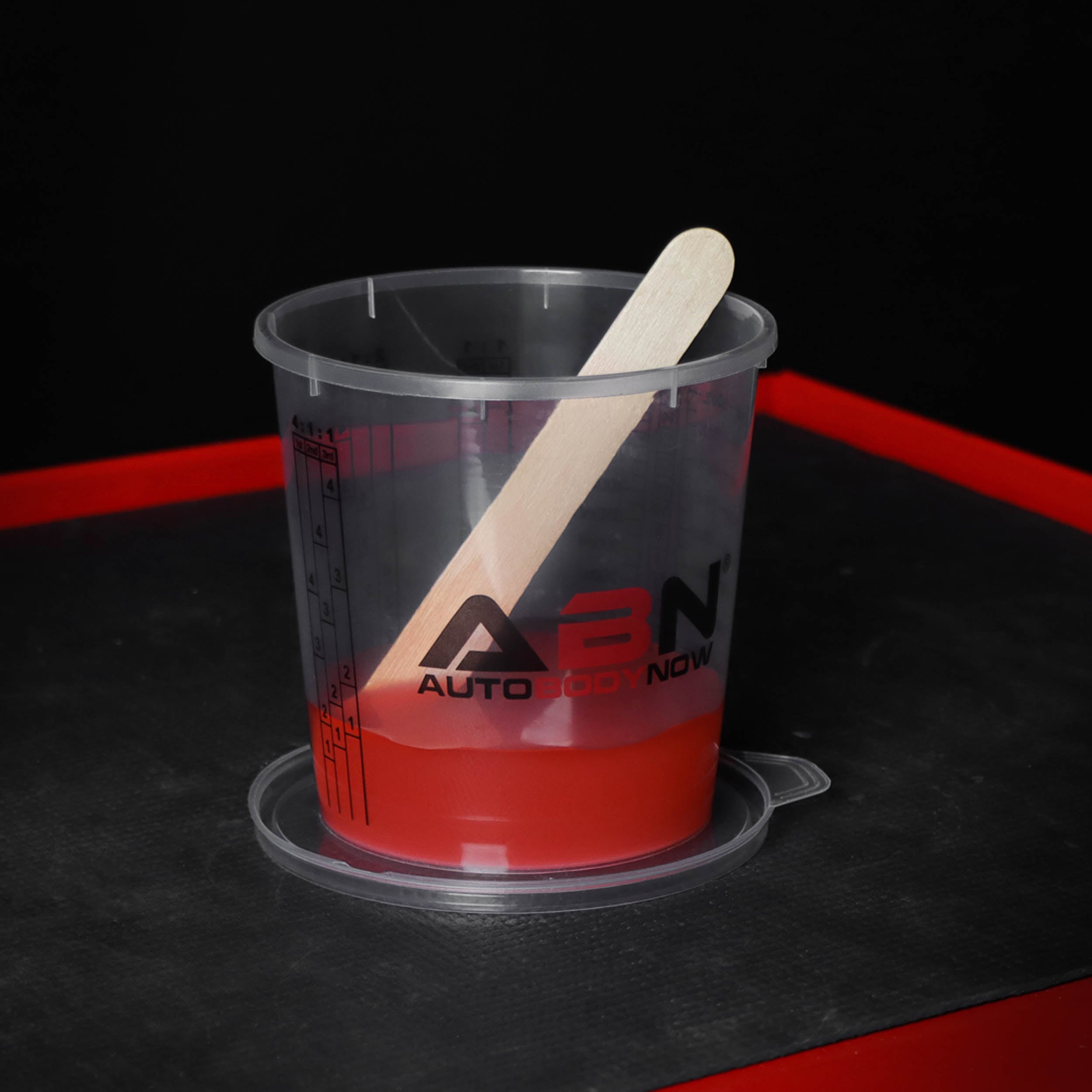 Automotive Paint Mixing Cups - 100pc 10oz Plastic Measuring Cups