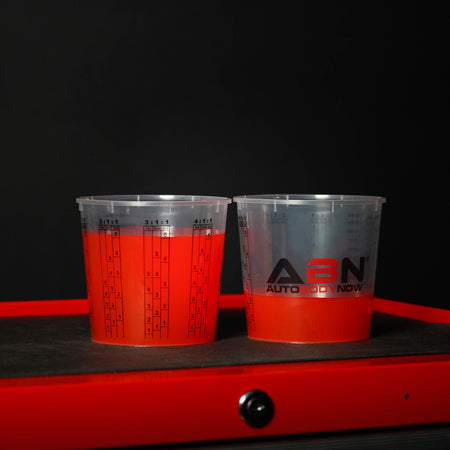 Automotive Paint Mixing Cups - 100pc 32oz Plastic Measuring Cups