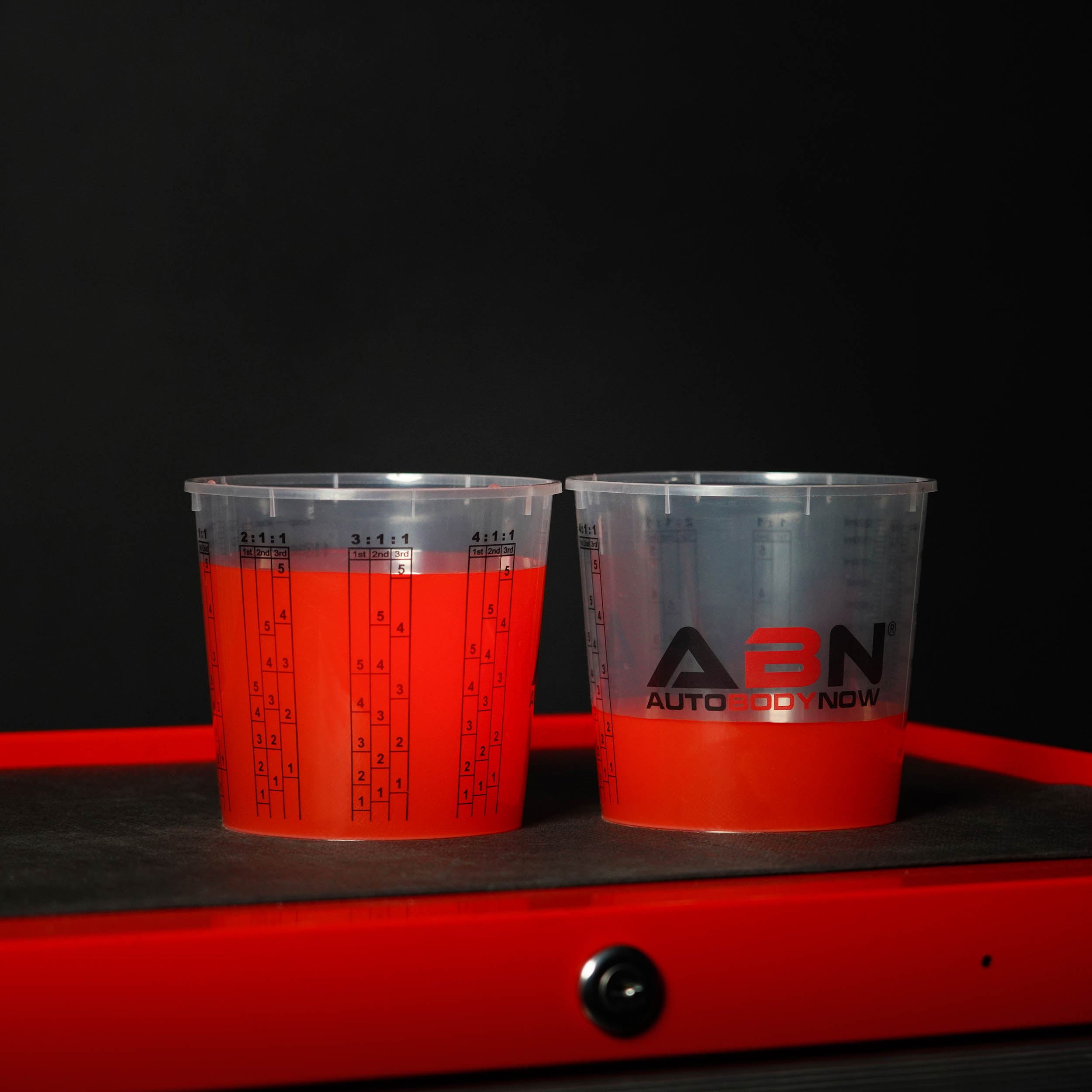 Automotive Paint Mixing Cups - 100pc 32oz Plastic Measuring Cups