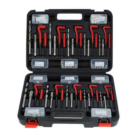 Power Coil Thread Repair Kit - 261pc Rethreading Kit Metric and SAE
