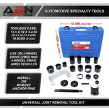 21 Piece Ball Joint Kit - Automotive Ball Joint Press Set with Case