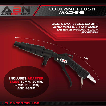 Automotive Coolant Flush Machine - Air and Water Coolant Backflush Gun