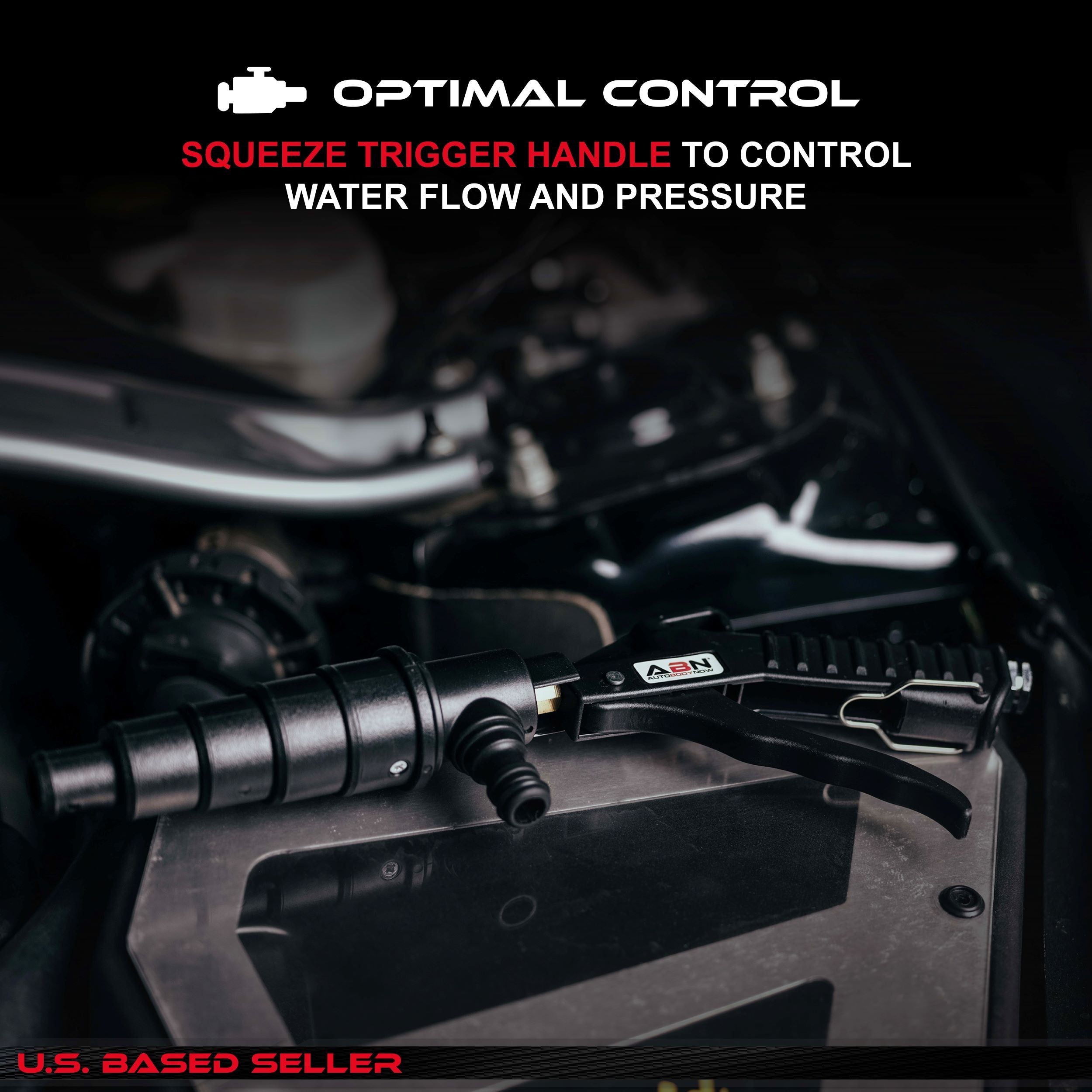 Automotive Coolant Flush Machine - Air and Water Coolant Backflush Gun