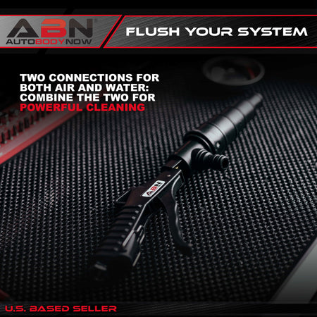 Automotive Coolant Flush Machine - Air and Water Coolant Backflush Gun