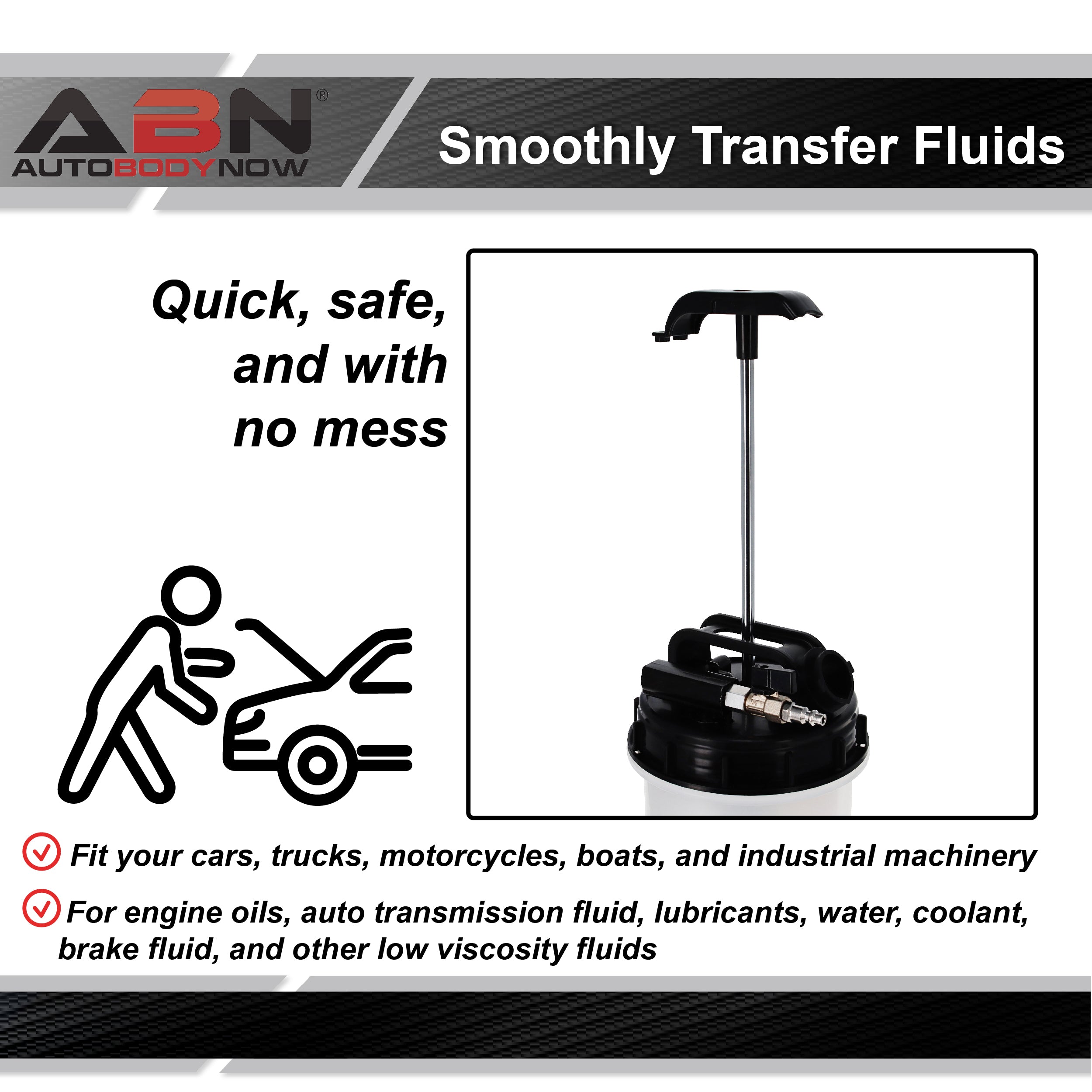 6L Automotive Fluid Vacuum Pump Oil Extractor Pump for Oil Change