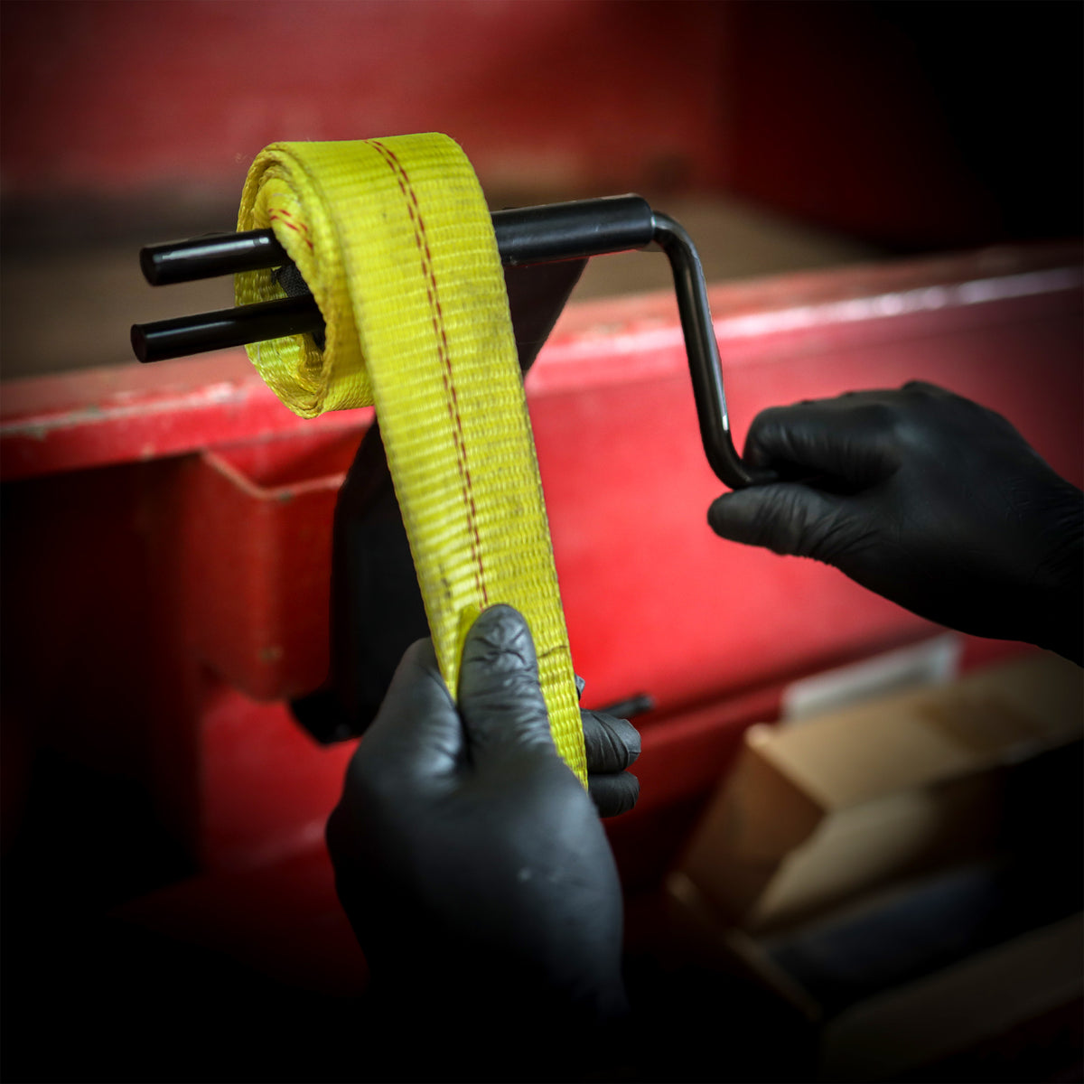 Truck Strap Winder for Flatbed Trailer 2pk Strap Roller for Truckers