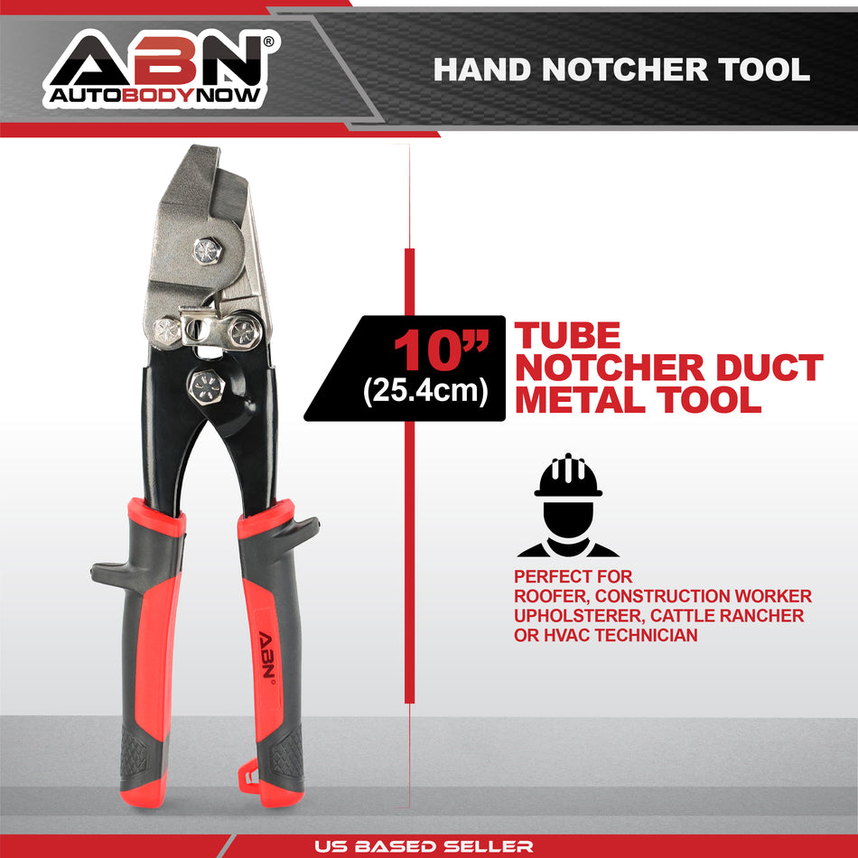 10 Inch Hand Notch Cutter for HVAC Ducts, Roofs, and Sheet Metal