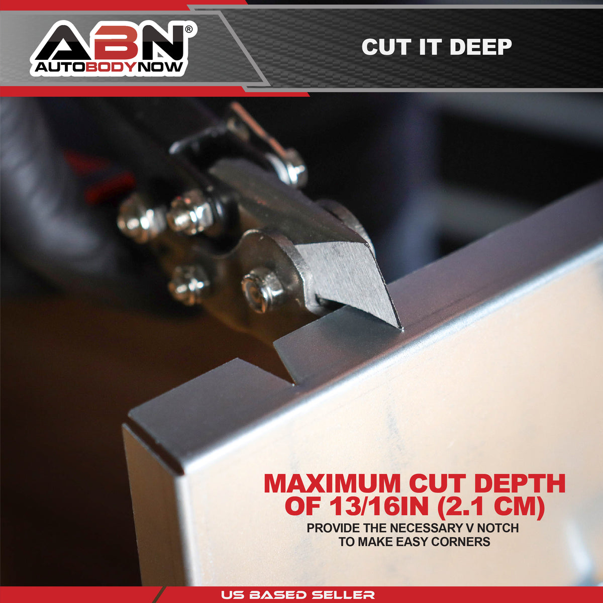 10 Inch Hand Notch Cutter for HVAC Ducts, Roofs, and Sheet Metal