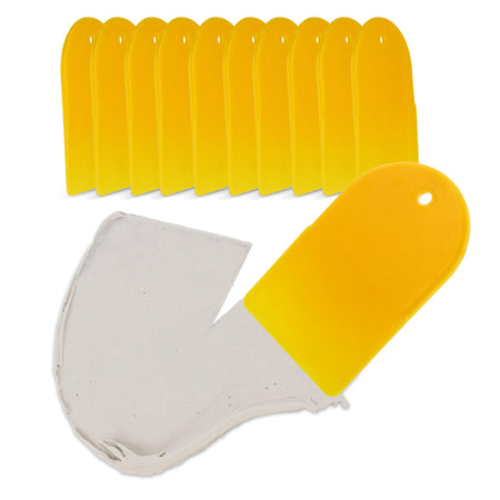 ABN 2.7in Plastic Body Filler Spreaders 25 Pack Flexible Putty Applicators Auto Body Repair