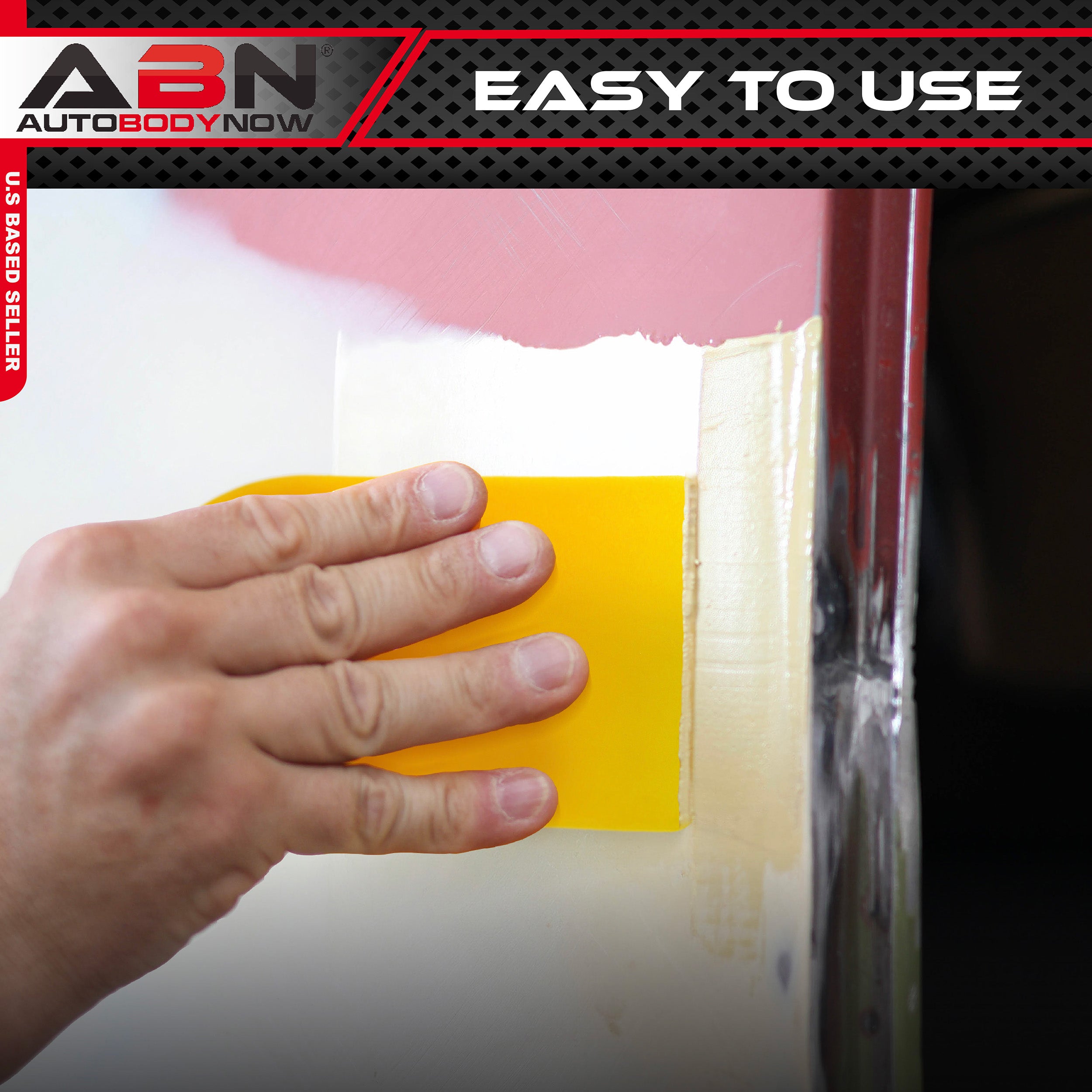 ABN 2.7in Plastic Body Filler Spreaders 25 Pack Flexible Putty Applicators Auto Body Repair