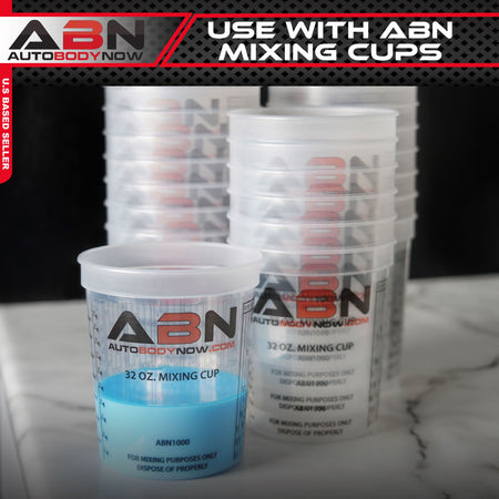 Resin Supplies - 12pk 32oz Epoxy Mixing Cup Lids for Auto Paint
