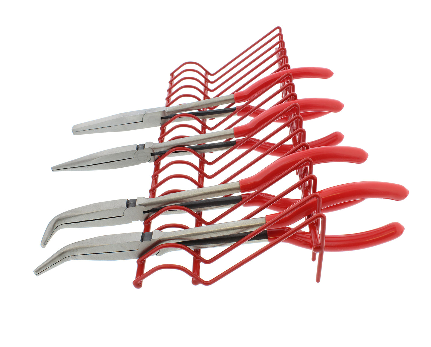 Metal Tool Holder Organizer Tray Storage Rack for 16 Pliers Hand Tools