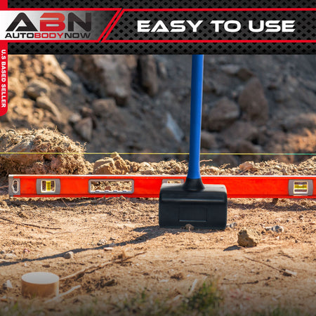 10 lb pound Rubber Mallet Hammer 35” Inch Dead Blow Mallet