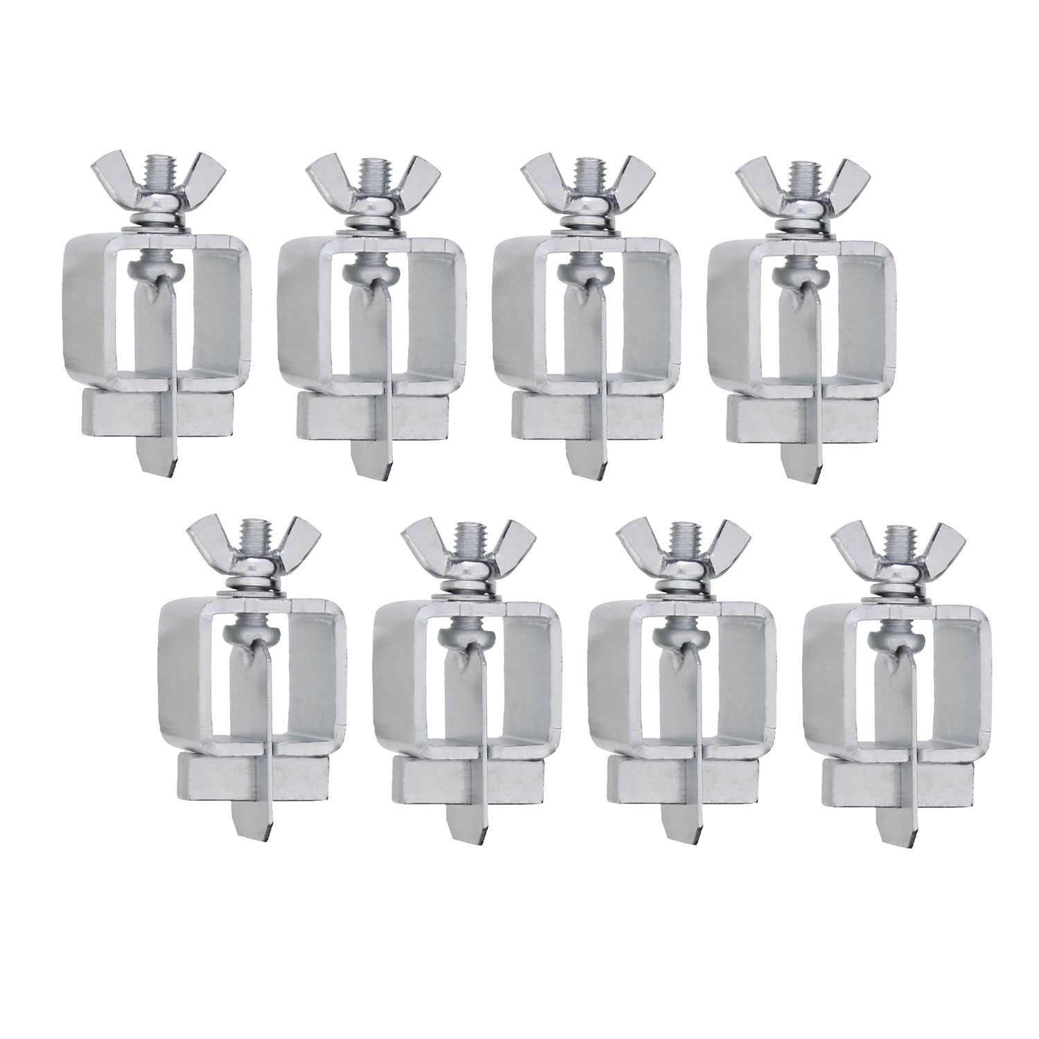 Butt Welding Clamps, 8pk - Auto Body Panel Clamps for Edge Welding