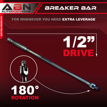 ABN Breaker Bar – 24” Inch Handle, 1/2" Inch Drive