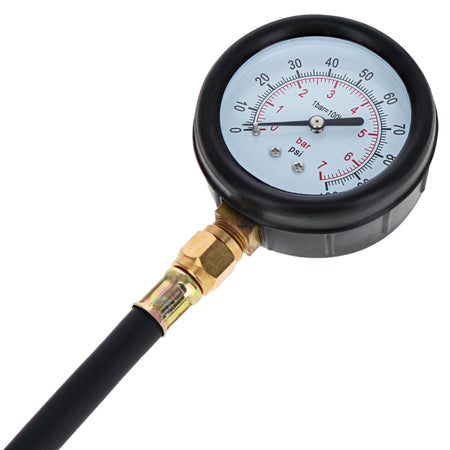 Universal Fuel Injection Pressure Test Kit with IMPROVED Flex Hoses