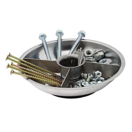 Automotive Magnetic Tray Small Parts Dish 6in Metal Magnet Bowl Holder