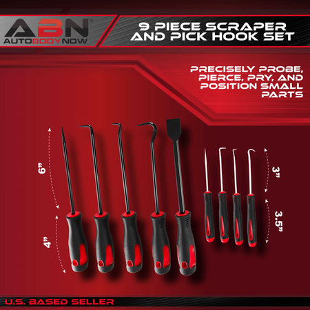 Scraper, Hook, and Pick 9-Piece Set