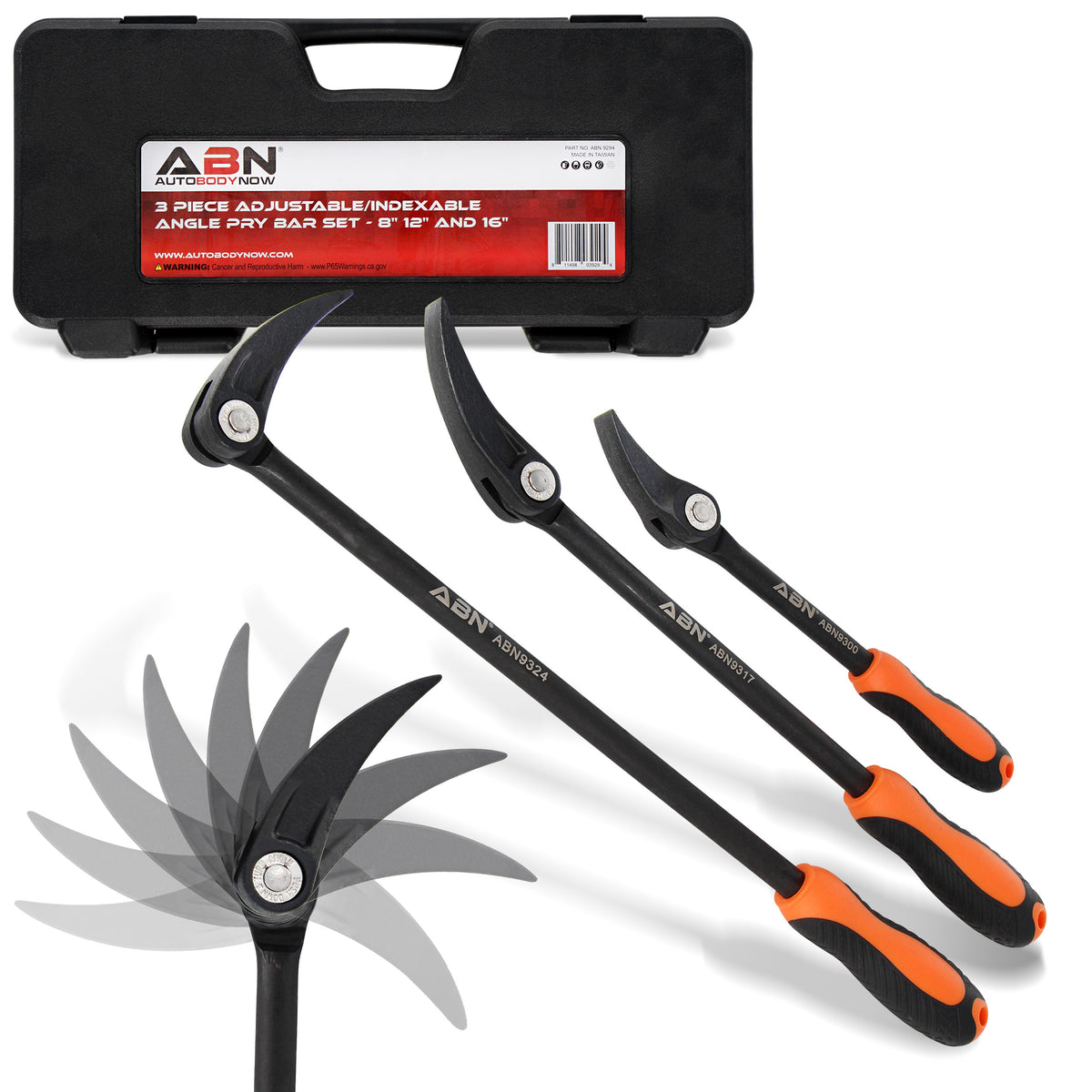 Adjustable Pry Bar Set Heavy Duty Indexing Pry Bar Set Automotive Kit