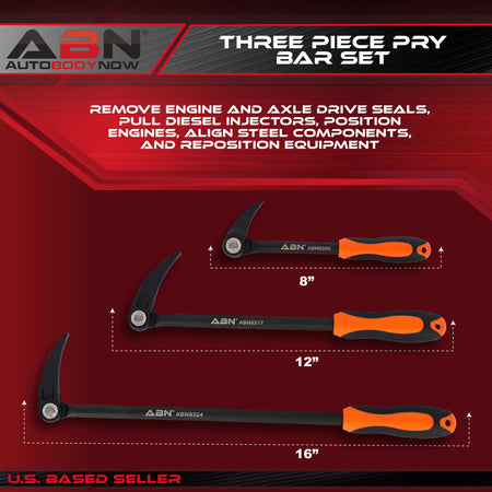 Adjustable Pry Bar Set Heavy Duty Indexing Pry Bar Set Automotive Kit
