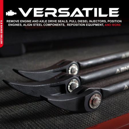 Adjustable Pry Bar Set Heavy Duty Indexing Pry Bar Set Automotive Kit