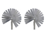 26 Piece SAE and Metric Feeler Gauge Set - 2 Pack Width Measuring Tool