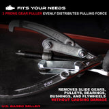 8" Inch 3-Jaw Gear Puller – Removal Tool for Gears, Pulley, & Flywheel