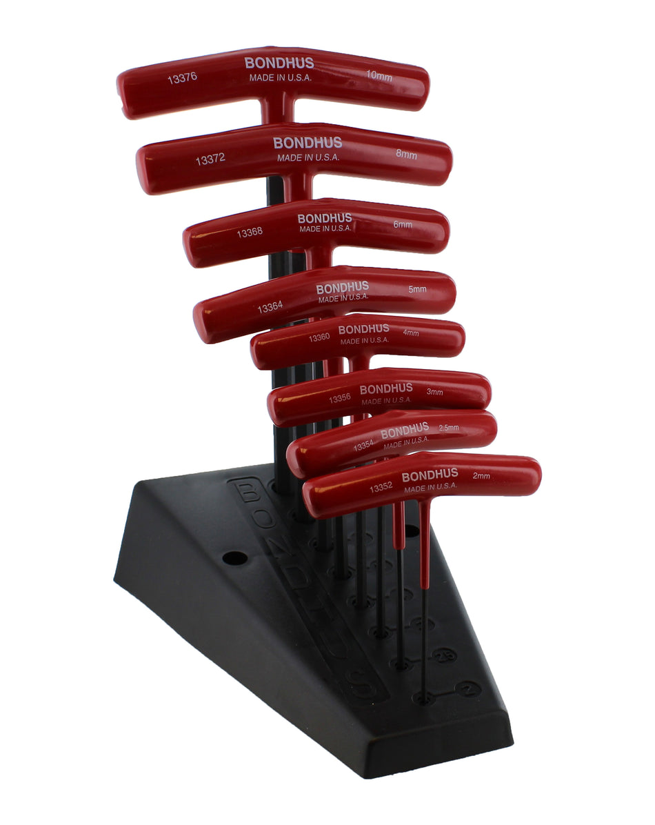 Hex T-handles Stand sizes 2-10mm