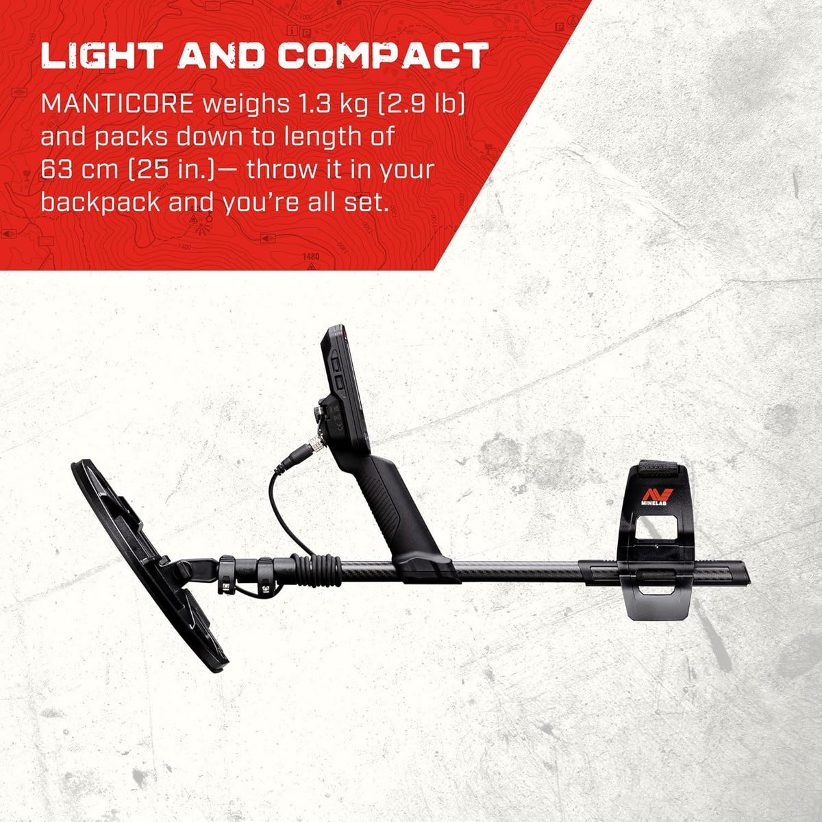 MANTICORE High-Power Multi-IQ+ Waterproof Metal Detector Advanced