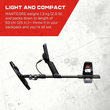 MANTICORE High-Power Multi-IQ+ Waterproof Metal Detector Advanced