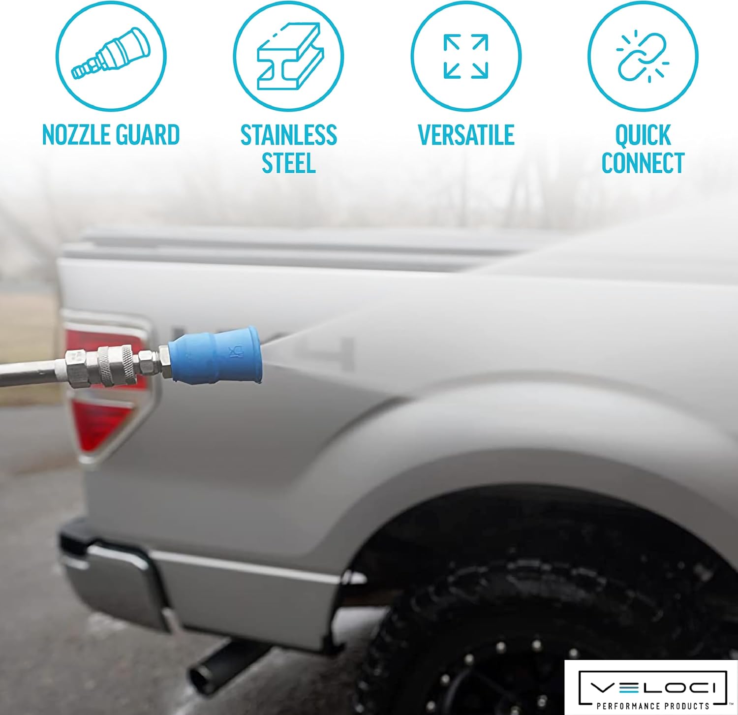 Acqualine Pressure Washer Nozzle Guard  with 1/4” 40 Degrees 2.0