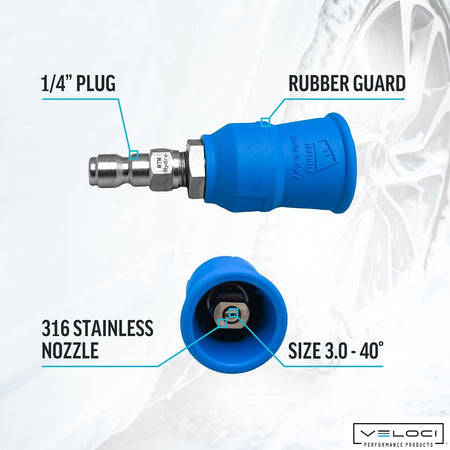 Acqualine Stainless Steel Pressure Washer Nozzle Guard with 1/4”