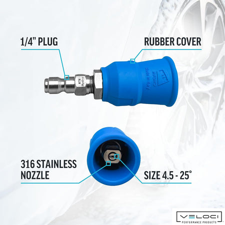 Acqualine Pressure Washer Nozzle Guard Holder  1/4”, 25 Degrees 4.5