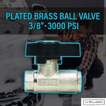 Original, Italian Made, DN10 Ball Valve for Pressure Washing