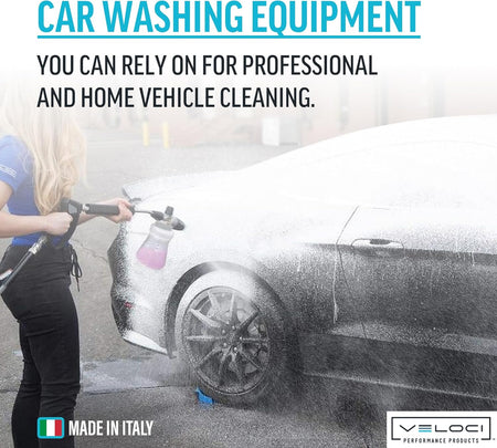 PF22 Wide Mouth Foam Cannon Kit SGS28 Spray Gun Kobrajet 50' Grey Hose