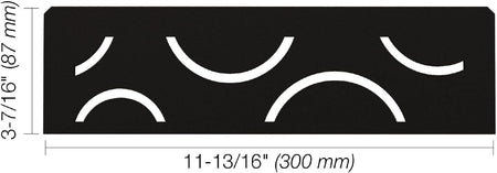 Rectangular Shelf for Prefabricated Kerdi Board SN/-SNLT Niches - 4mm