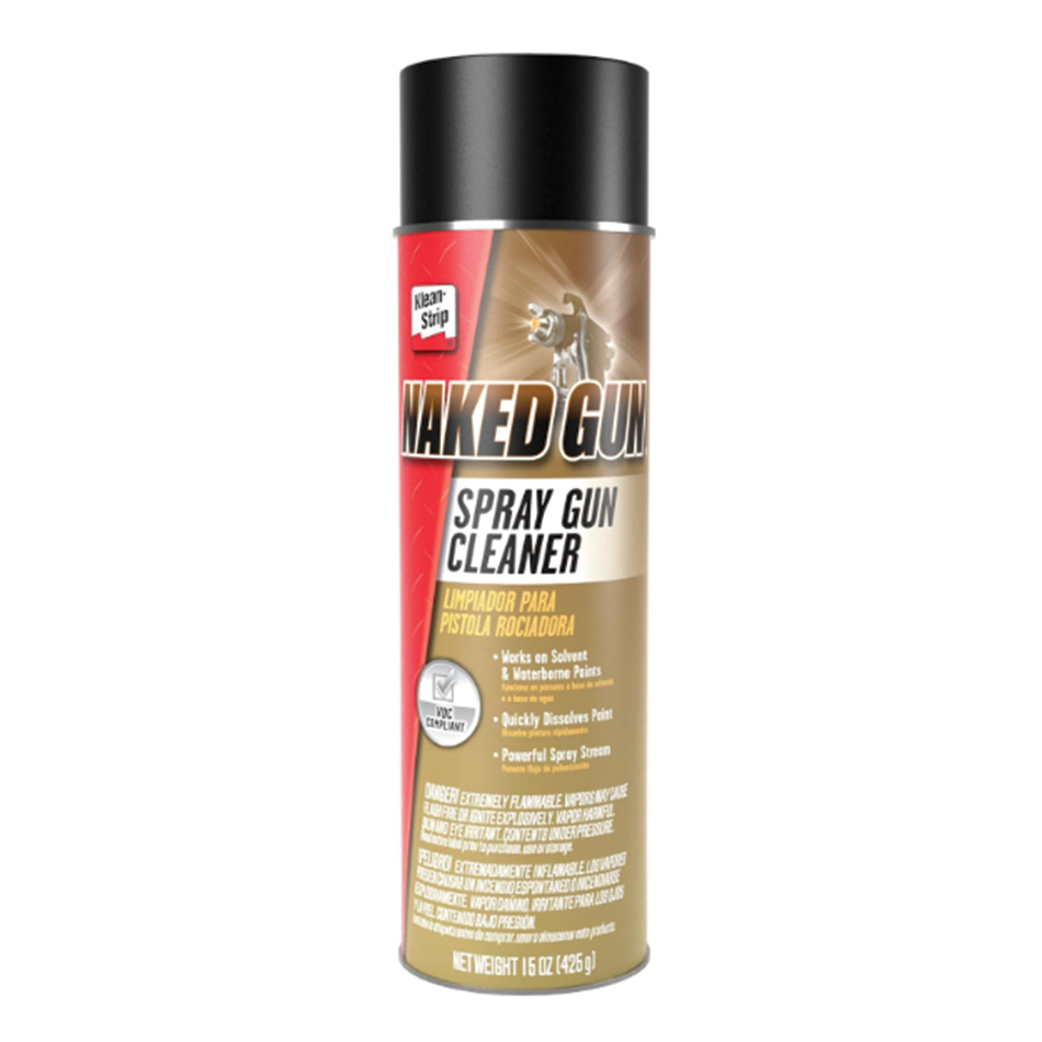 Naked Gun Spray Gun Cleaner, Solvent & Waterborne Paint Remover, 15oz Aerosol