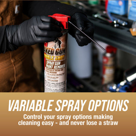 Klean-Strip Naked Gun Spray Gun Cleaner 12pk, Solvent & Waterborne Paint Remover, 12 Pack of 15oz Aerosol Cans