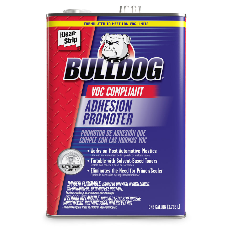 Bulldog Adhesion Promoter VOC Compliant for Automotive Plastics - Ready to Spray Quick Dry Auto Adhesion Promoter Automotive Paint Prep Jobs - Fills 320 Grit Scratches - 1 Gallon