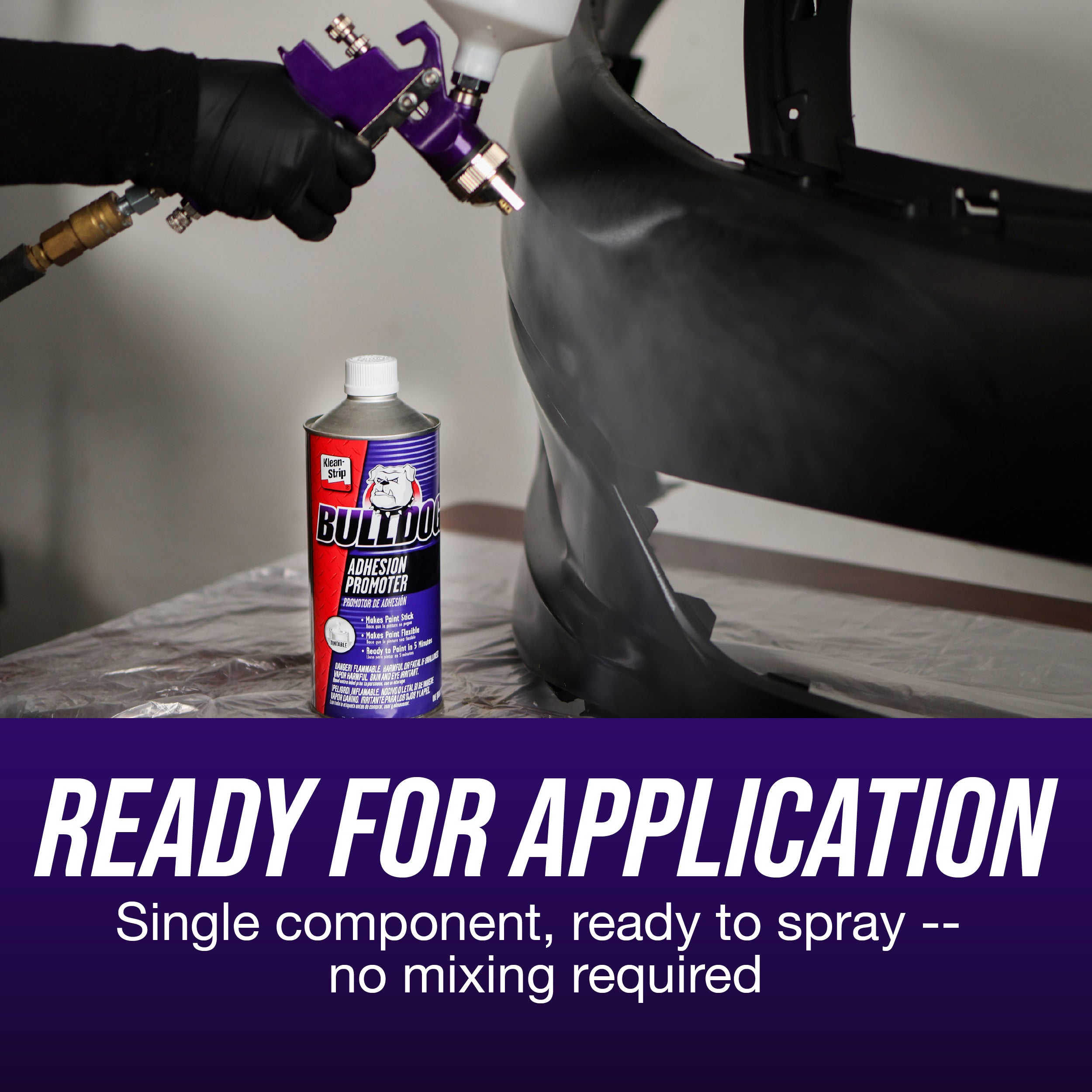 Klean-Strip Bulldog Adhesion Promoter - For Automotive Plastics and Metals - 1 Quart